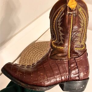 Toddler cow boy boots